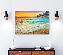 Obraz Morská pena na pláži 1596